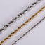 Fashion Geometric Stainless Steel Twist Chain Necklace Wholesale