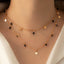 Fashion Geometric Star Alloy Plating Layered Necklaces 1 Piece