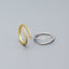 Geometric Sterling Silver Zircon Open Ring for Women