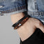 Fashion Geometric Titanium Steel Stoving Varnish Bracelets 1 Piece