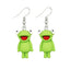 Creative Green Frog Earrings - Unique Design Wholesale