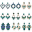 Fashion Heart Shape Alloy Inlay Rhinestones Earrings 1 Pair