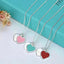 Fashion Heart Shape Copper Epoxy Pendant Necklace