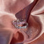 Heart Shape Sterling Silver Zircon Inlay Ring for Women