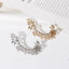 Fashion Leaf-studded Ear Cuff New Clip Earrings NHDP148443