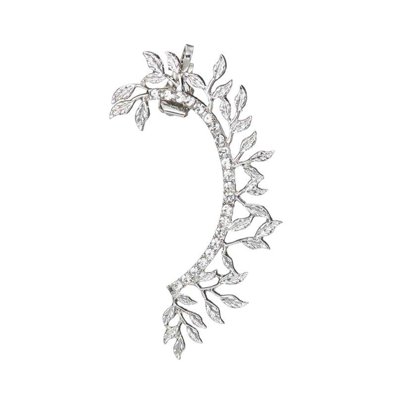 Fashion Leaf-studded Ear Cuff New Clip Earrings NHDP148443