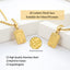 Fashion Letter Square Pendant Stainless Steel Necklace