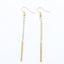 Fashion Long Style Simple Matching Geometric Metal Chain  Tassel Earrings