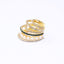 Fashion Multi-layer Pearl Rhinestone Circle Ear Cuff Earrings