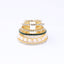 Fashion Multi-layer Pearl Rhinestone Circle Ear Cuff Earrings