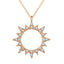 Fashion New Diamond Star Moon Necklace