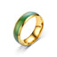 Fashion Glaze Color-Changing Stainless Steel Ring for Women