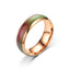 Fashion Glaze Color-Changing Stainless Steel Ring for Women