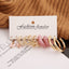 Fashion New Inlaid Pearl Butterfly Earrings Set 5 Pairs