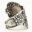 Vintage Floral Alloy Ring for Women - Statement Flower Design
