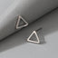 Fashion New Style Simple Alloy Geometric Triangle Earrings