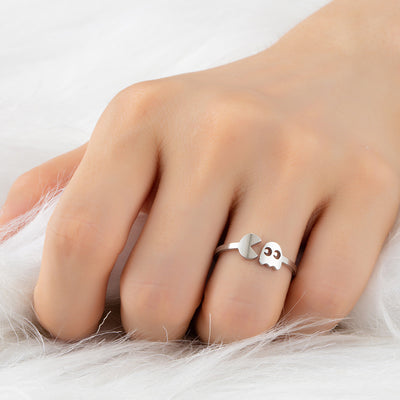 Fashion Peas Stainless Steel Open Ring Wholesale