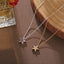 Fashion Pentagram Pendant Necklace Creative Retro Simple Alloy Clavicle Chain