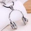 Men's Retro Exaggerated Necklace & Multi-Functional Stainless Steel Clothes Hanger Set