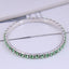 Fashion Round Alloy Round Artificial Rhinestones Bracelets 1 Piece