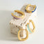 Fashion Tri-Color Titanium Steel Enamel Hoop Earrings