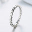 Fashion S925 Silver Sky Stars Korean Splicing Index Finger Ring