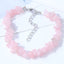 Fashion Simple Pink Gravel Geometric Bracelet