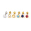 Fashion Simple Rod Zircon Earrings