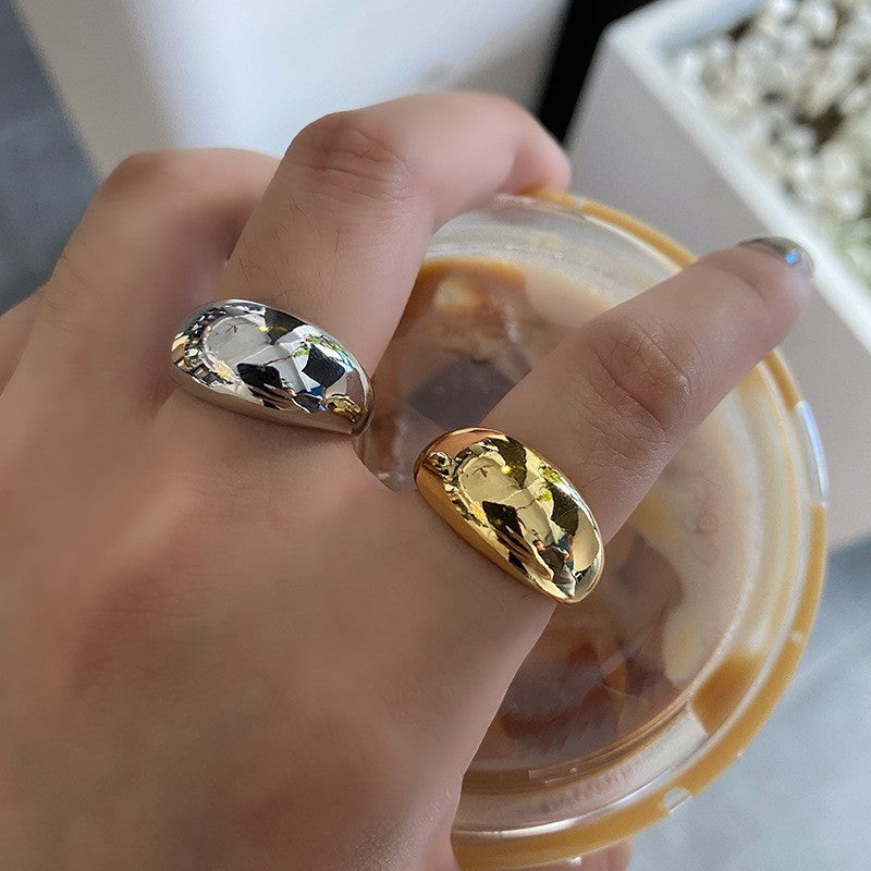 Fashion Geometric Baroque Minimalist Alloy Ring