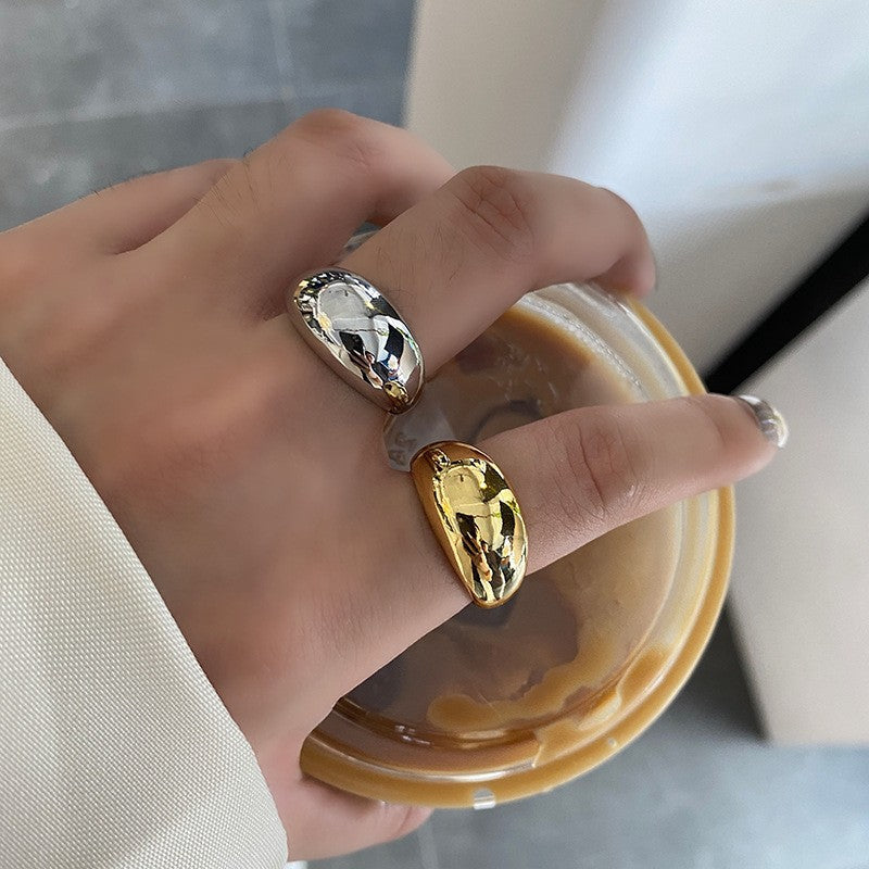 Fashion Geometric Baroque Minimalist Alloy Ring