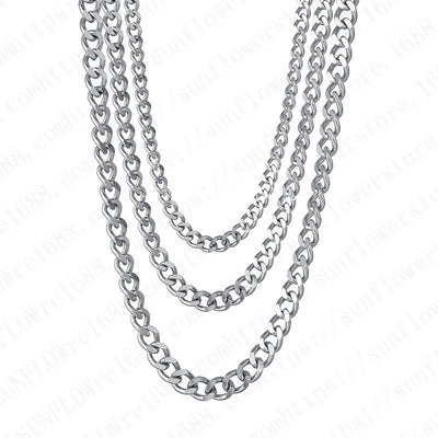Fashion Simple Style Geometric Stainless Steel Plating Necklace