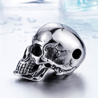 Fashion Skull Titanium Steel Plating Pendant Necklace 1 Piece