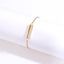 18K Gold Plated Stainless Steel Geometric Zircon Bracelet for Women