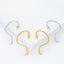 Fashion Snake Alloy Plated Gemstone Wraparound Earrings