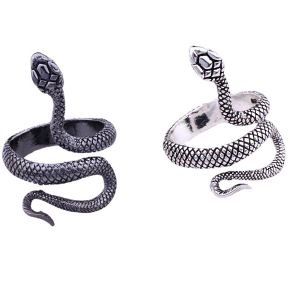 Vintage Serpent Alloy Plated Unisex Ring