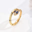 Fashion Statement Snake Adjustable Gold Plated Zircon Ring