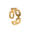 Fashion Minimalist Stainless Steel Open Ring for Couples