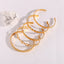 Twist Design Stainless Steel Plated Bangle Bracelet