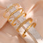 Twist Design Stainless Steel Plated Bangle Bracelet