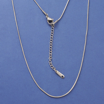 Fashion Solid Color Stainless Steel Plating Necklace 1 Piece