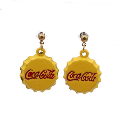 Fashion Spray Paint Bottle Cap Earrings NHYL155114