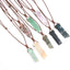 Fashion Square Crystal Pendant Necklace 1 Piece