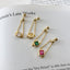 Fashion Adjustable Gold and Silver Zircon Ring