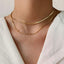 Fashion Stacking Stainless Steel Collar Necklace