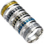 Stainless Steel Cross Design Blue Gold Ring