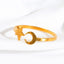 Fashion Star and Moon Stainless Steel Open Ring Set
