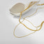 Fashion Three-layer 14K Gold-plated Stainless Steel Necklace