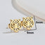 Fashion Tiger Head Titanium Steel Statement Earrings