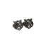 Fashion Tiger Head Titanium Steel Statement Earrings