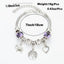 Fashion Tree of Life Heart Elephant Titanium Steel Beaded Bracelet